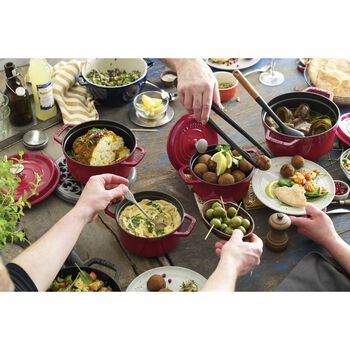 Döküm Tencere | Kiraz | 18 cm | 1,7 l | yuvarlak,,large 7