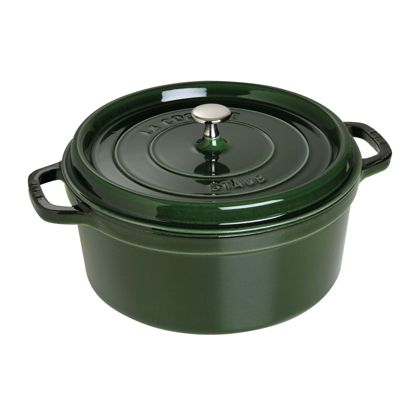 6.75 l cast iron round Cocotte, basil-green,,large 1