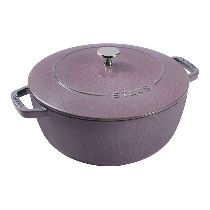 Cast Iron, 5.25 qt, Essential French Oven, Lilac, large 1