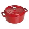 La Cocotte, Cocotte 18 cm, rund, Kirsch-Rot, Gusseisen, small 2