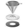 Coffee, Pour Over-koffiefilter, 18/10 roestvrij staal, small 3