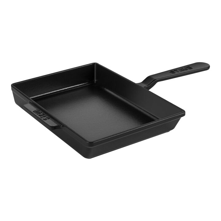 Pans, 26 cm Cast iron Mini fry pan black, large 1