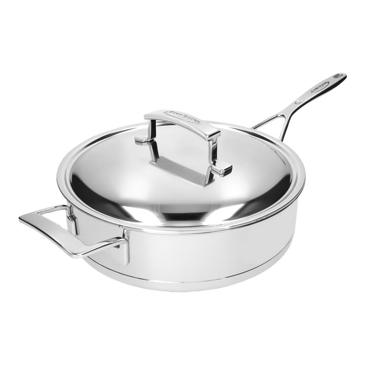 Silver 7, Sauteerpan met dubbelwandig deksel 28 cm / 4,75 l, large 4