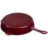 Pans, 28 cm / 11 inch cast iron Frying pan, grenadine-red - Visual Imperfections, small 5