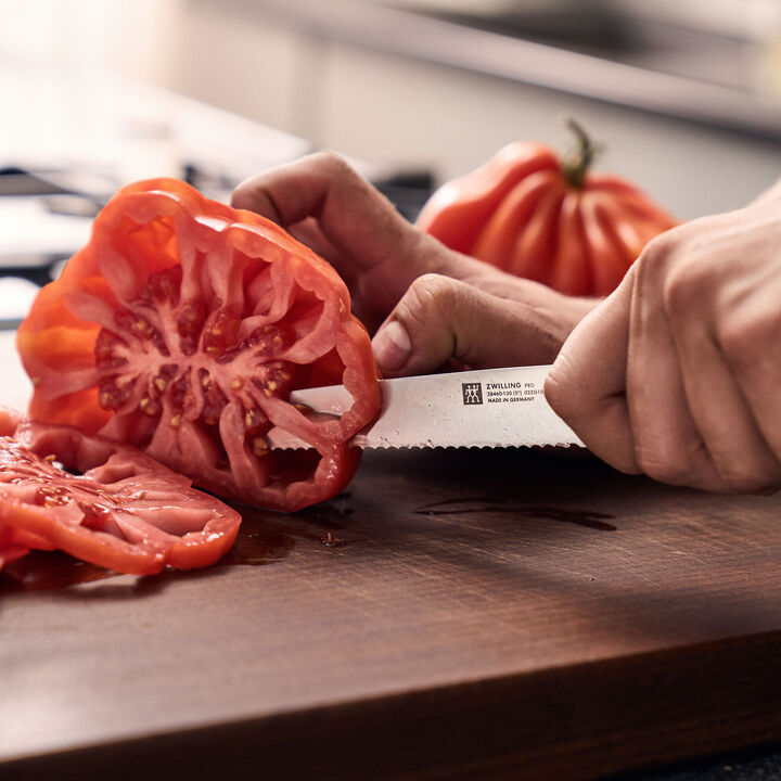 Pro Wood, Universalmesser 13 cm, Wellenschliff, large 2