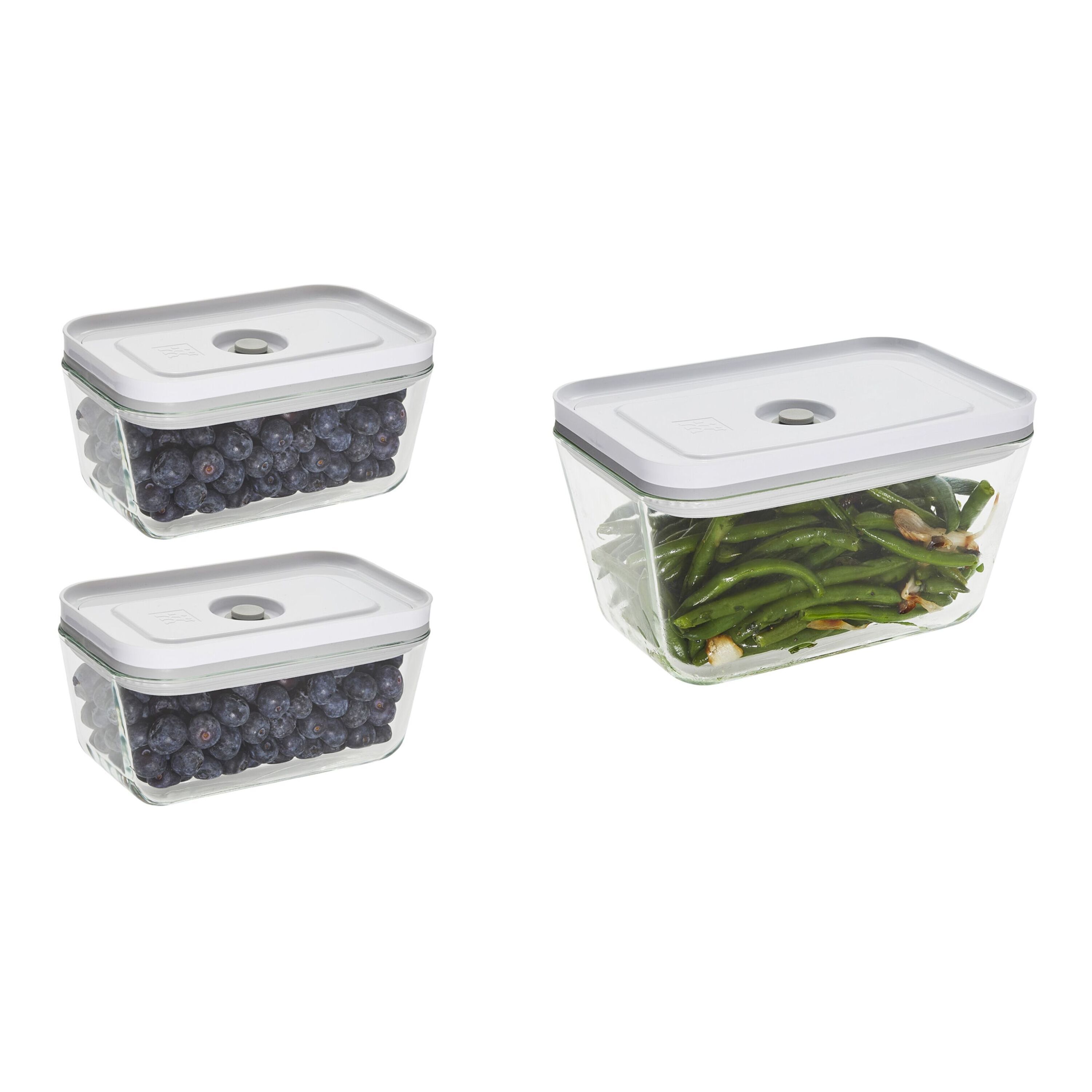 Buy ZWILLING Fresh & Save 3-pc, Vacuum Box Set, Glass, Grey