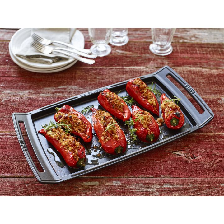 Pans, Plancha - Visual Imperfections 38 cm x 25 cm, cast iron, large 2