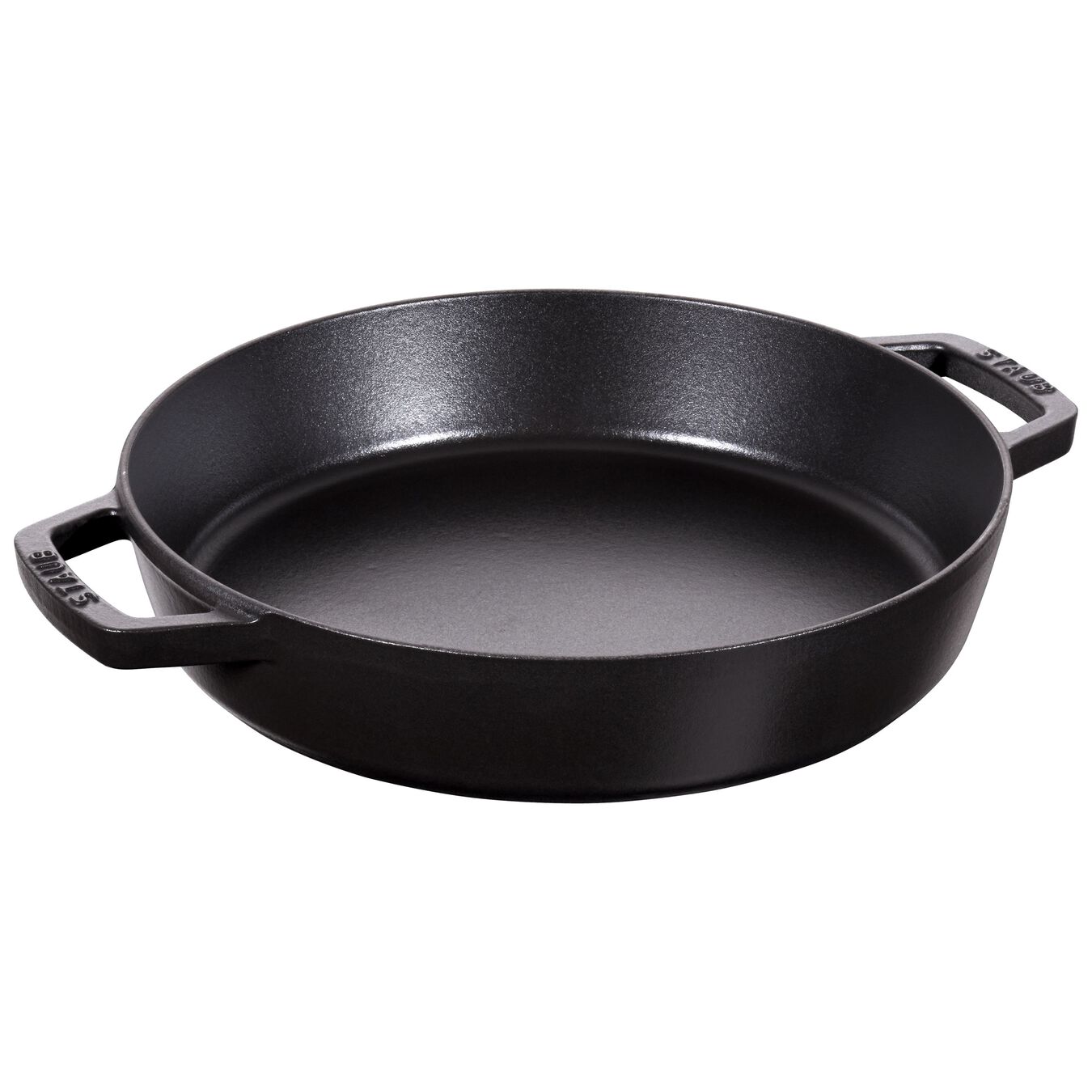 26 cm / 10 inch cast iron Frying pan, black,,large 1