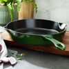 Cast Iron, 11-inch, Traditional Deep Skillet, Basil, small 5