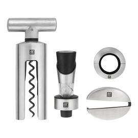 ZWILLING Sommelier Accessories, 4-pc, 4-pc Sommelier 18/10 Stainless Steel Wine Tool Set
