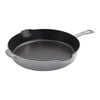 Pans, 28 cm / 11 inch cast iron Traditional Deep Frypan, graphite-grey, small 1