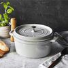 La Cocotte, 26 cm round Cast iron Cocotte white truffle, small 2