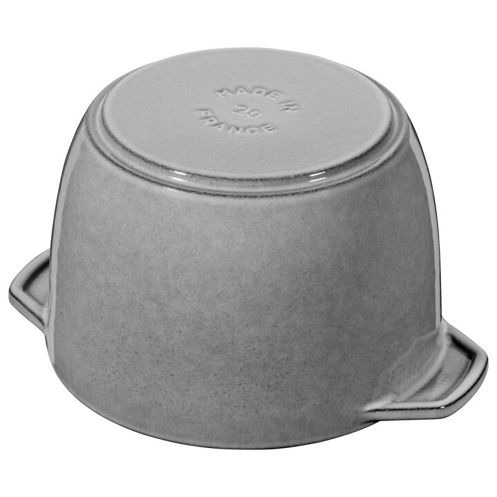 鋳物ホーロー鍋, ラ・ココット de GOHAN 20 cm, ラウンド, グレー, 鋳鉄, large 4