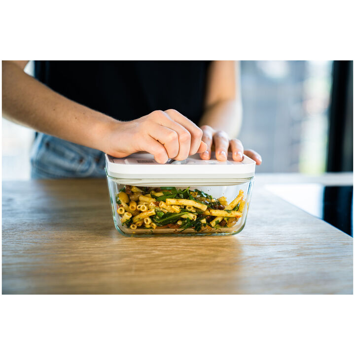 Fresh & Save, M / 2-pc, Medium Vacuum Container, Glass, Grey, large 4