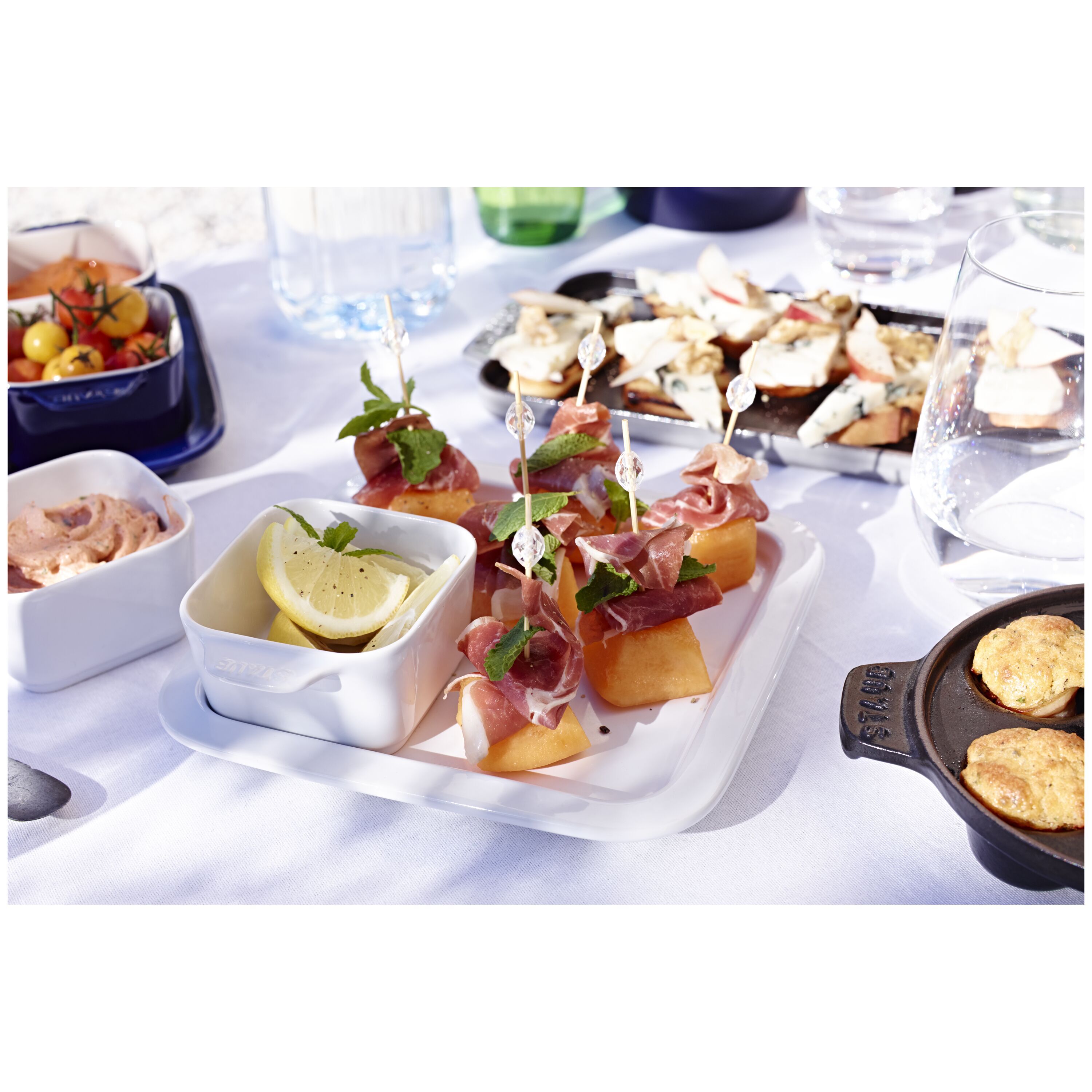 Thumbnail - Staub Ceramique Tapas Set 5-tlg, Weiß, Keramik