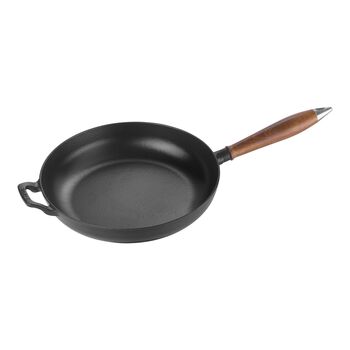 28 cm Cast iron Frying pan black,,large 1