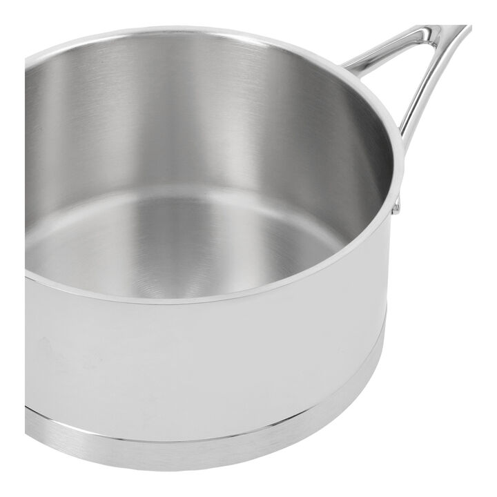 Atlantis 7, Stieltopf ohne Deckel 18 cm, 18/10 Edelstahl, Silber, large 4