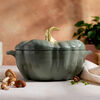 La Cocotte, 3.25 l cast iron pumpkin Cocotte, eucalyptus, small 6
