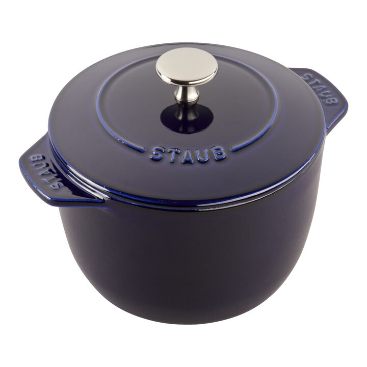 Cast Iron, 1.5 qt, Petite French Oven, dark blue, large 4