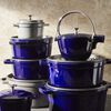 La Cocotte, 24 cm round Cast iron Cocotte dark-blue, small 7