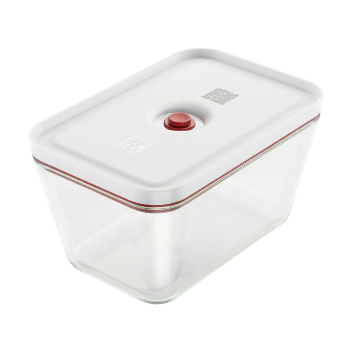 Fresh & Save, Set di contenitori sottovuoto, 3-pz. / S/M/L, rosso, Vetro   , large 4