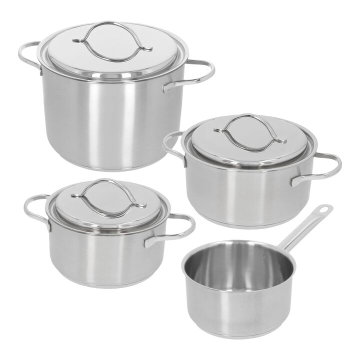 Resto 3, Pot set 4 Piece, 18/10 Stainless Steel, large 1
