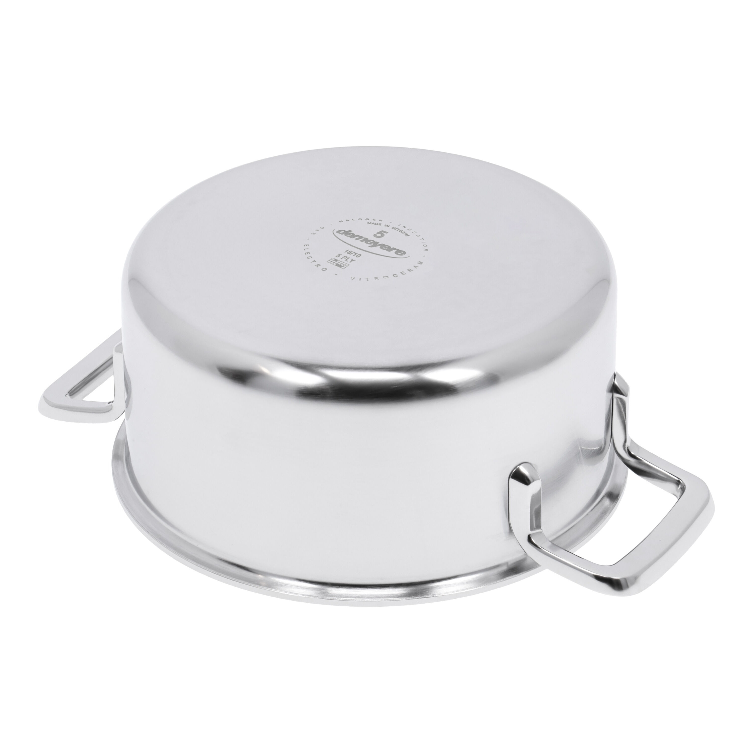 Demeyere Intense 5 Kookpan met dubbelwandig deksel 18 cm / 2,2 l - Intense 5 - Demeyere