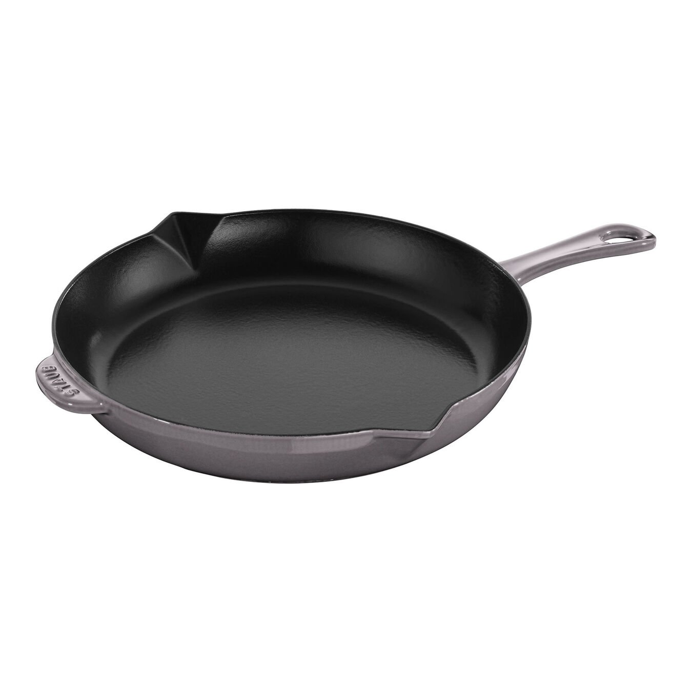 30 cm / 12 inch cast iron Frying pan, graphite-grey,,large 1