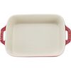 Ceramic - Rectangular Baking Dishes/ Gratins, 7.5-x 6.5-inch, Rectangular, Baking Dish, Rustic Red, small 2