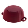 Cast Iron, 5.25 qt, Essential French Oven with Snake Lid, cranberry - Factory Second, small 5
