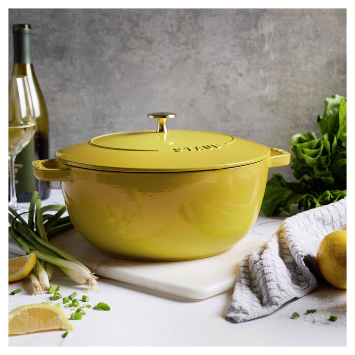 Cast Iron, 5.25 qt, Essential French Oven, citron, large 2