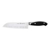 Forged Synergy, 7-inch, Hollow Edge Santoku Knife, small 1