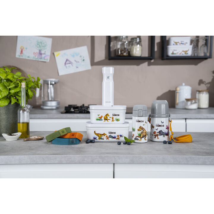 3 PIECE VACUUM LUNCH BOX SET, PLASTIC, WHITE-GREY, large 3