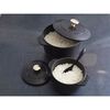 鋳物ホーロー鍋, ラ・ココット de GOHAN 16 cm, ラウンド, ブラック, 鋳鉄, small 8