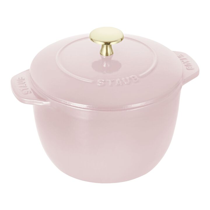 鋳物ホーロー鍋, ラ・ココット de GOHAN 12 cm, ラウンド, ソルベローズ, 鋳鉄, large 1