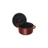 5.25 l cast iron round Cocotte, grenadine-red - Visual Imperfections,,large