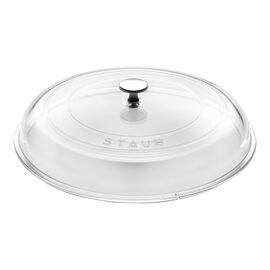 Staub Cast Iron - Accessories, 12-inch glass Domed Lid