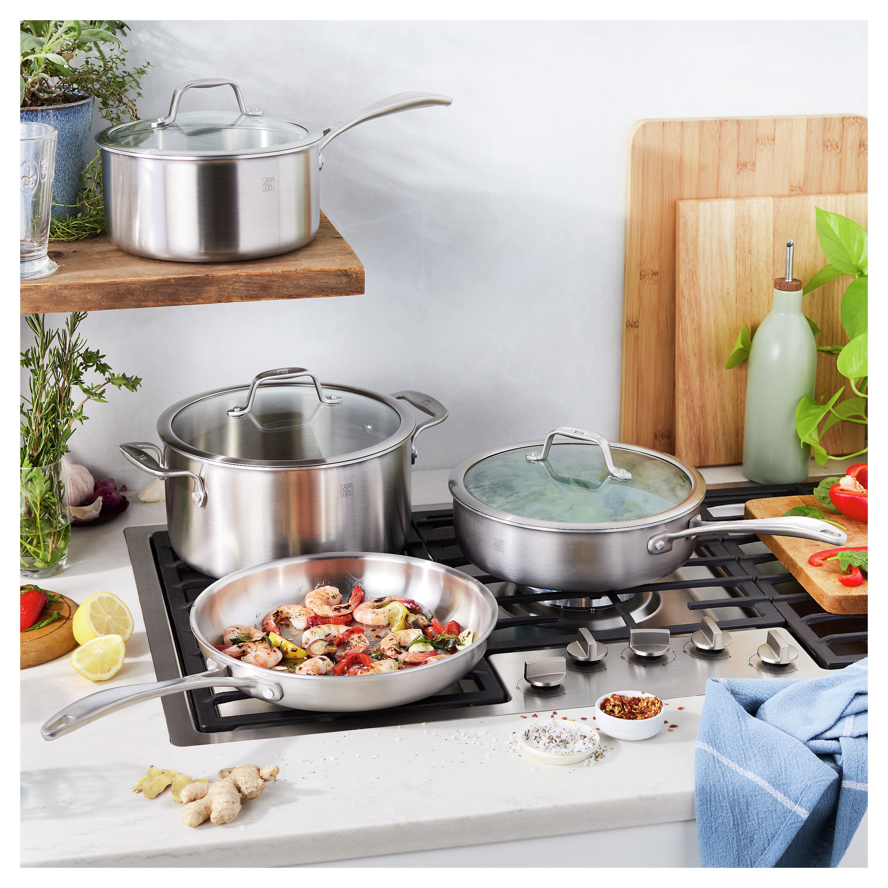 Buy ZWILLING Spirit 3-Ply Pots and pans set | ZWILLING.COM