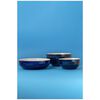 Ceramique, 28 cm ceramic round serving bowl, dark-blue, small 6