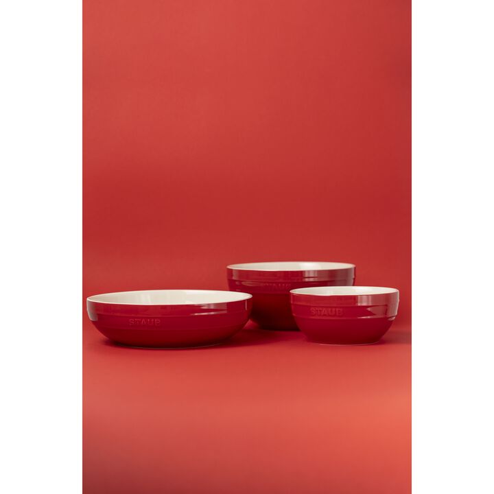 Ceramique, Bol 24 cm, Céramique, Cerise, large 4