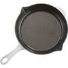 26 cm / 10 inch cast iron Frying pan, pure-white - Visual Imperfections,,large
