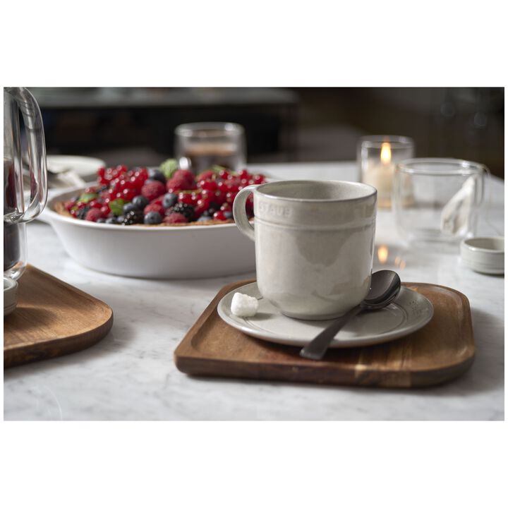 Dining Line, 350 ml, Mug, Truffe blanche, large 2