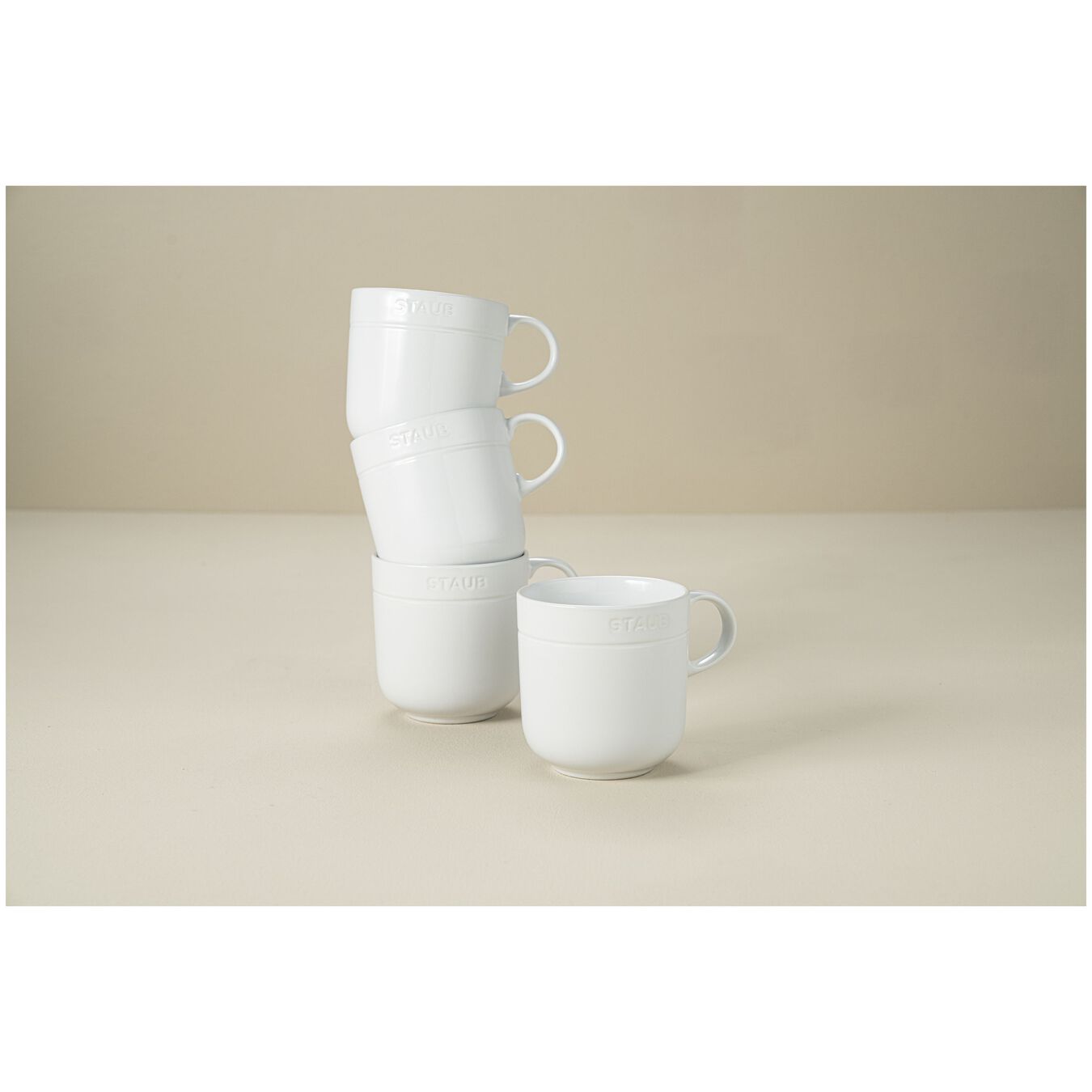 Large Mug Set, 4 Piece | white,,large 2