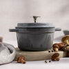 La Cocotte, 14 cm round Cast iron Cocotte graphite-grey, small 5