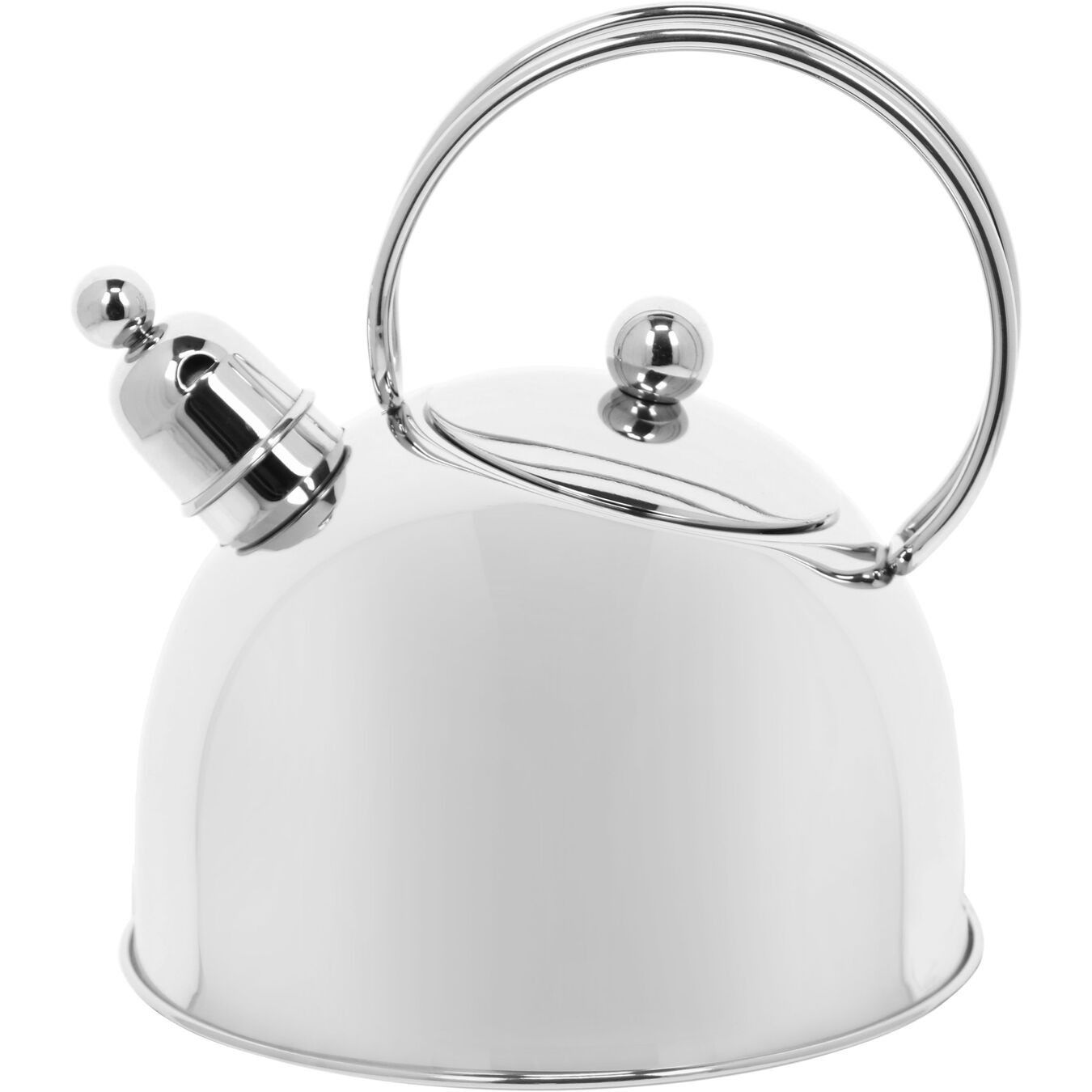2.6 qt Whistling Tea Kettle, 18/10 Stainless Steel ,,large 1
