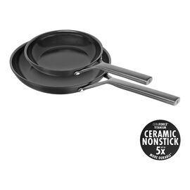 2 Piece aluminum Fry pan set