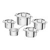 Passion, 5-pcs 18/10 Stainless Steel Pot set silver, small 1