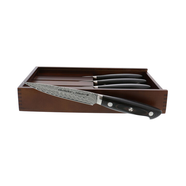 Kramer - EUROLINE Stainless Damascus Collection, 4-pc, Steak Knife Set, large 1