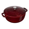 3.6 l cast iron round French oven, grenadine-red - Visual Imperfections,,large