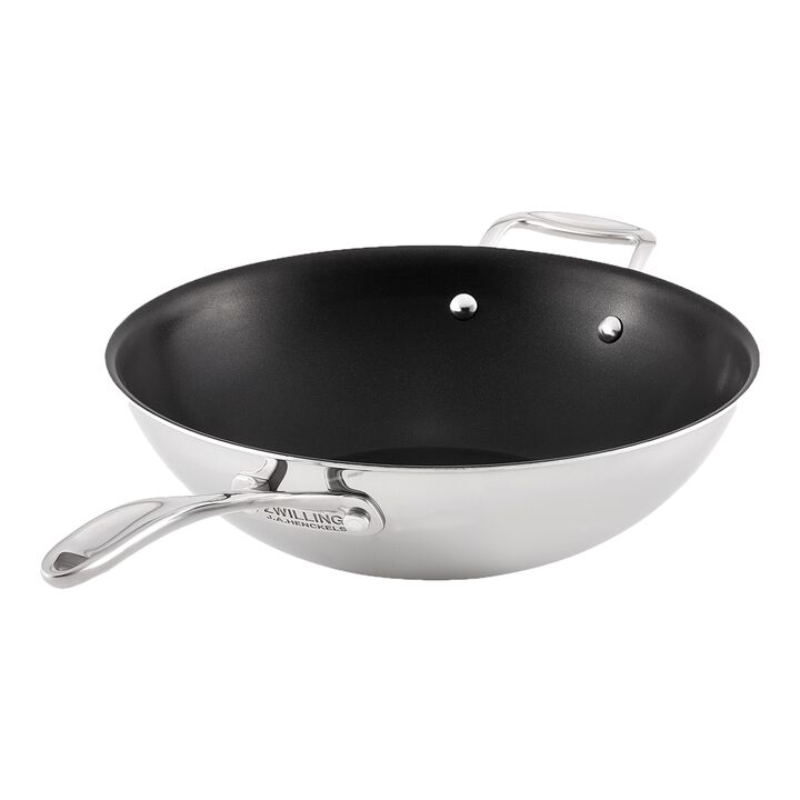 VistaClad Wok NO BONUS, 30 cm / 12 inch 18/10 Stainless Steel Wok, large 1